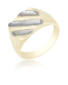 Signet Ring with Stripes