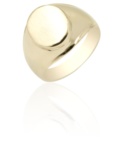 Signet Ring Oval Face
