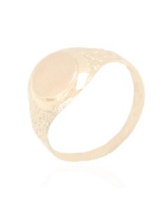 Children's Circle Ring with Textured Shoulders