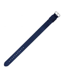 Navy Blue Long One Piece 18mm Nylon Watch Strap