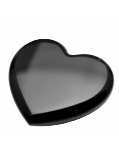 Heart Buff Top Double Bevel Onyx Stone
