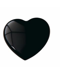 Heart Buff Top Single Bevel Onyx Stone