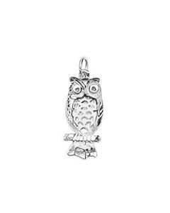 Silver Owl Charm