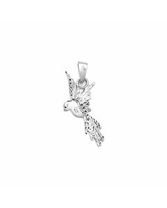 Silver Parrot Pendant