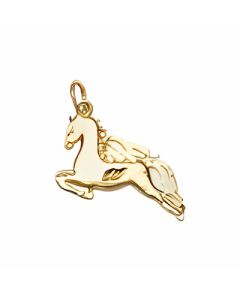 10K Yellow Gold Pegasus Charm