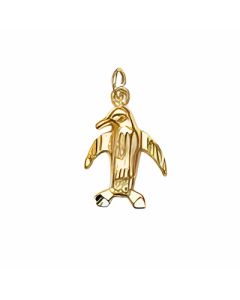 10K Yellow Gold Penguin Charm