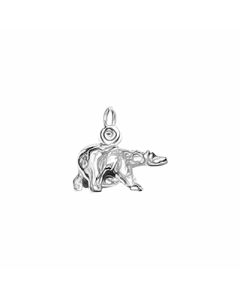 10K Yellow Gold 3D Bear Charm