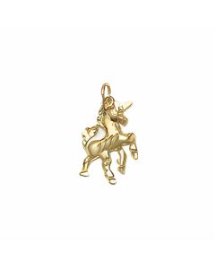 10K Yellow Gold Unicorn Charm