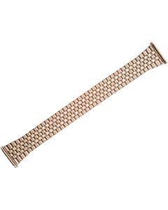 Yellow Metal Glitter Style Expansion Watch Strap 17-22mm