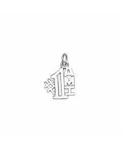 Silver French Charm (#1 Ami)