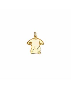 10K Yellow Gold 3D T-Shirt Charm