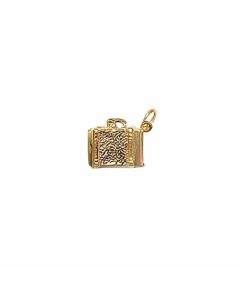 10K Yellow Gold 3D Briefcase Charm