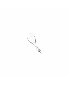 Silver 3D Hand Mirror Charm