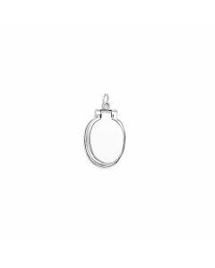 Silver 3D Toilet Seat Pendant