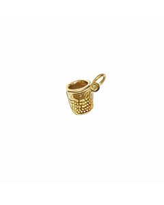 10K Yellow Gold 3D Thimble Charm