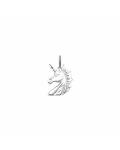 Silver Unicorn's Head Pendant