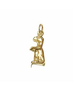 10K Yellow Gold 3D Prairie Dog Charm