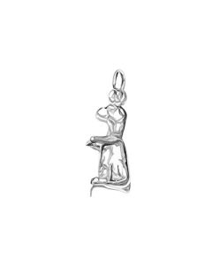 Silver 3D Prairie Dog Charm