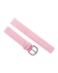 16mm Pink Lizard Print Leather Watch Band