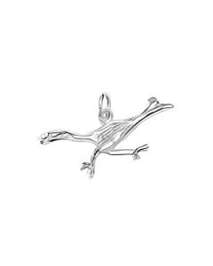 Silver 3D Roadrunner Charm