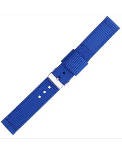Royal Blue Two Piece 18mm Nylon Watch Strap