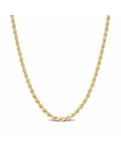 Yellow Plated Rope Stainless Steel Chain