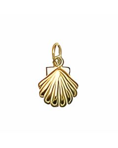 10K Yellow Gold Seashell Charm