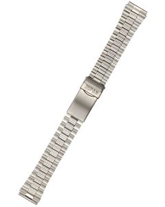 Stainless Steel 18mm  Rollo Style Long buckle Watch Strap