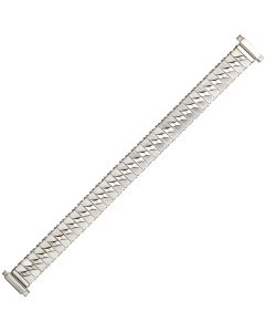 Steel Metal Diamond Cut Style Expansion Watch Strap 10-14mm