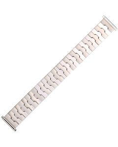 Steel Metal Puzzle Piece Style Expansion Watch Strap 18-22mm