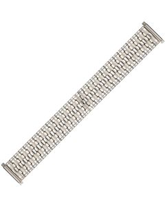 Steel Metal Honeycomb Style Expansion Watch Strap 18-23mm