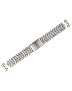 Steel Metal 18mm Lined Style Expansion Watch Band 18mm