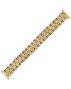 Yellow Metal Chained Style Expansion Watch Strap 16-22mm