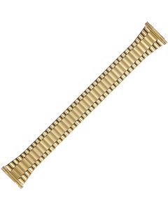 Yellow Metal Tapered Road Style Expansion Watch Strap 16-22mm