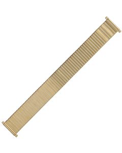 Yellow Metal Piano Key Style Expansion Watch Strap 17-22mm