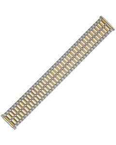 Two Tone Metal Lipstick Style Expansion Watch Strap 16-22mm