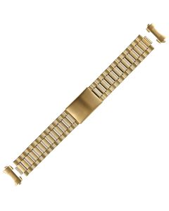 Yellow Metal Chalk Style Expansion Watch Strap 18mm