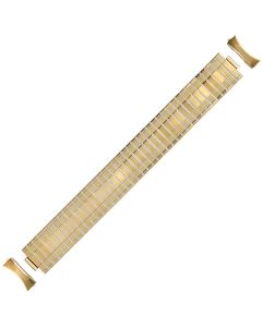 Yellow Metal Ruler Style Expansion Watch Strap 20mm