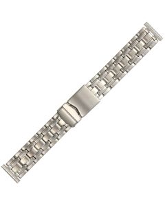 Stainless Steel 20mm Pipe Style Buckle Watch Strap