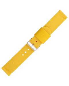Yellow Two Piece 20mm Nylon Watch Strap
