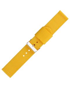 Yellow Two Piece 22mm Nylon Watch Strap