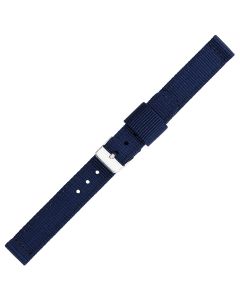 Navy Blue Two Piece 14mm Nylon Watch Strap