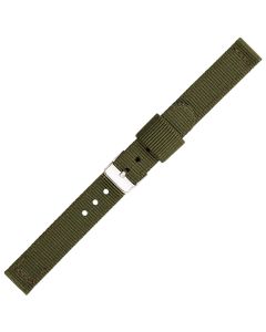 Green Two Piece 14mm Nylon Watch Strap