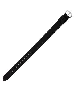 Black One Piece 14mm Nylon Watch Strap
