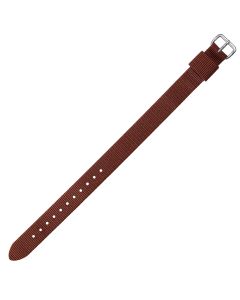 Brown One Piece 14mm Nylon Watch Strap