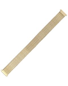 Yellow Metal Grid Style Expansion Watch Strap 14mm