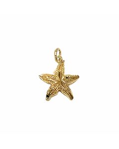 10K Yellow Gold Starfish Charm