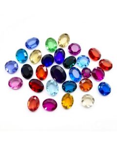 Oval Synthetic Faceted Stones