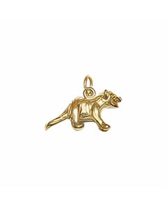 10K Yellow Gold 3D Tasmanian Devil Charm