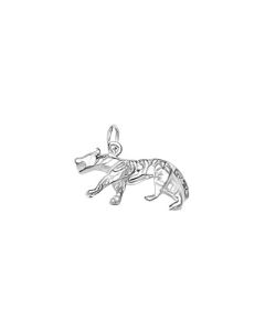 Silver 3D Tiger Charm